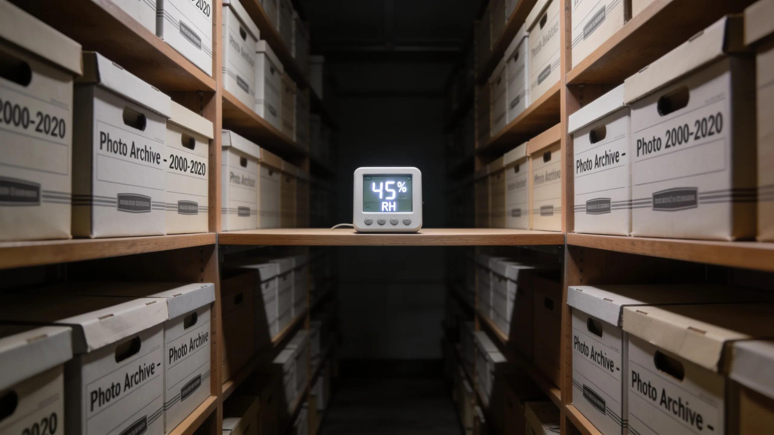 Ideal environmental conditions for photo preservation with archival materials